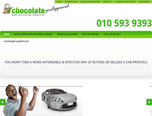 Tablet Screenshot of chocolatecars.co.za